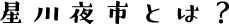 星川夜市とは?
